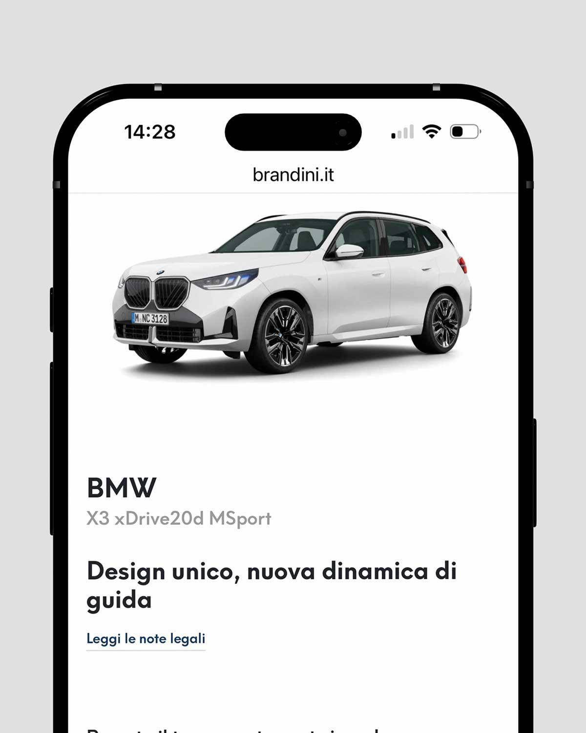 Webseite Brandini - One AM Webseite Brandini - One AM